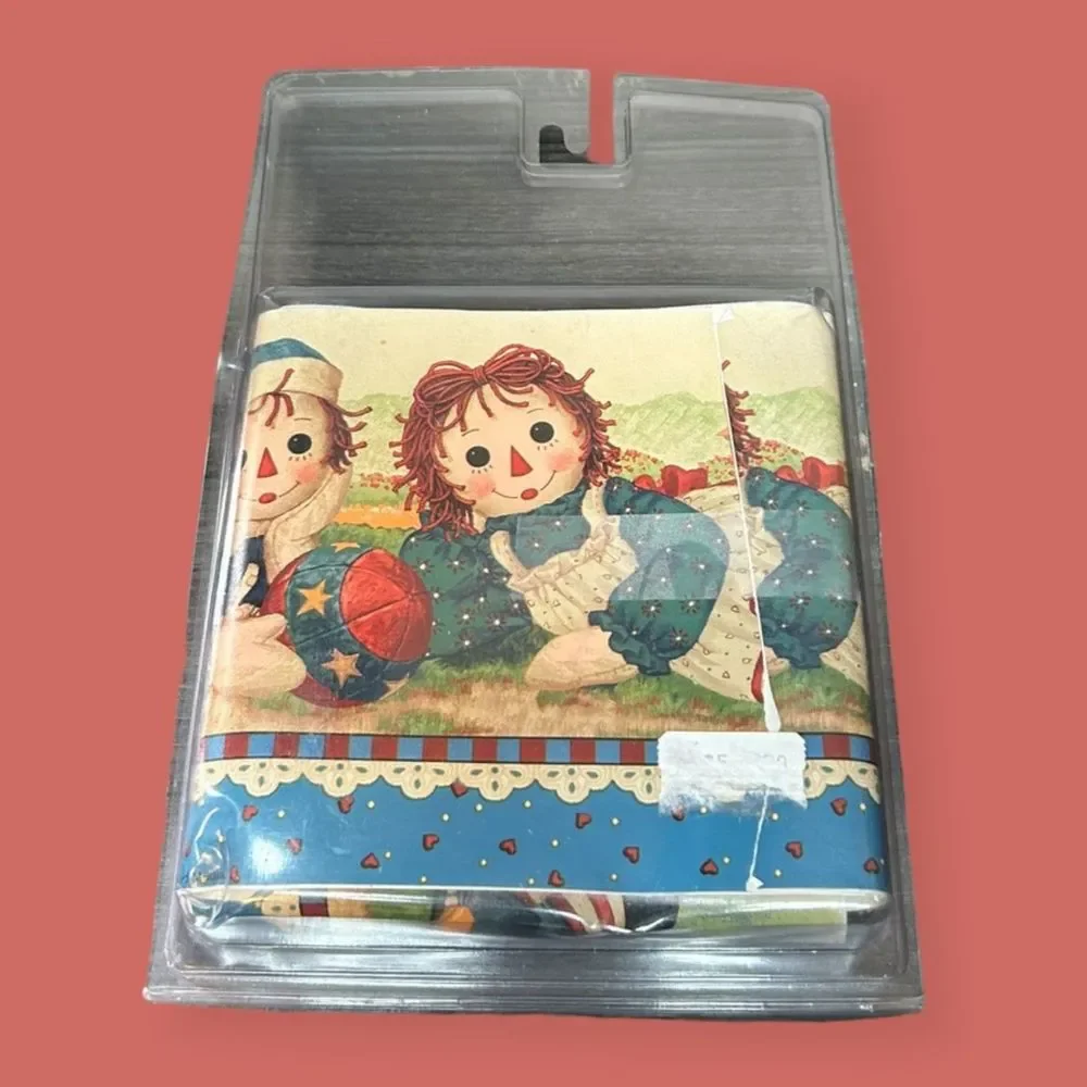 🧸 NWT RAGGEDY ANN + ANDY WALL BORDER STICK UPS 5